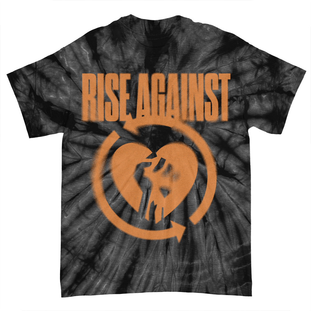 Blurred HeartFist T-Shirt (Black Spider Dye)
