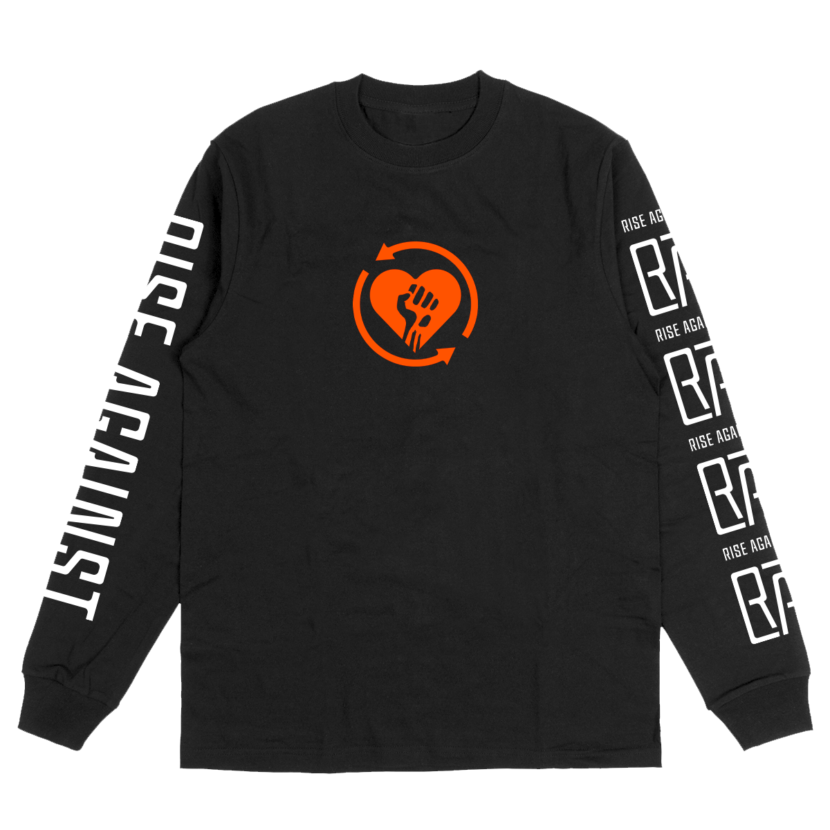 2025 Heartfist RA Long Sleeve (Black) – Rise Against Merch 2025 Heartfist RA Long Sleeve (Black) – Rise Against Merch