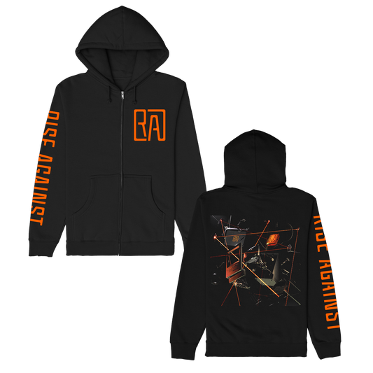 Ricochet Zip Up Hoodie (Black)