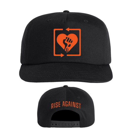 Square HeartFist Logo Snapback Hat (Black)