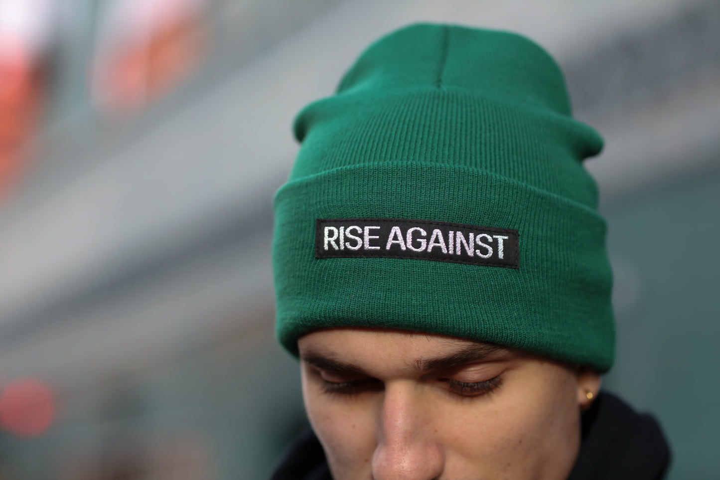 Band Label Beanie (Green)