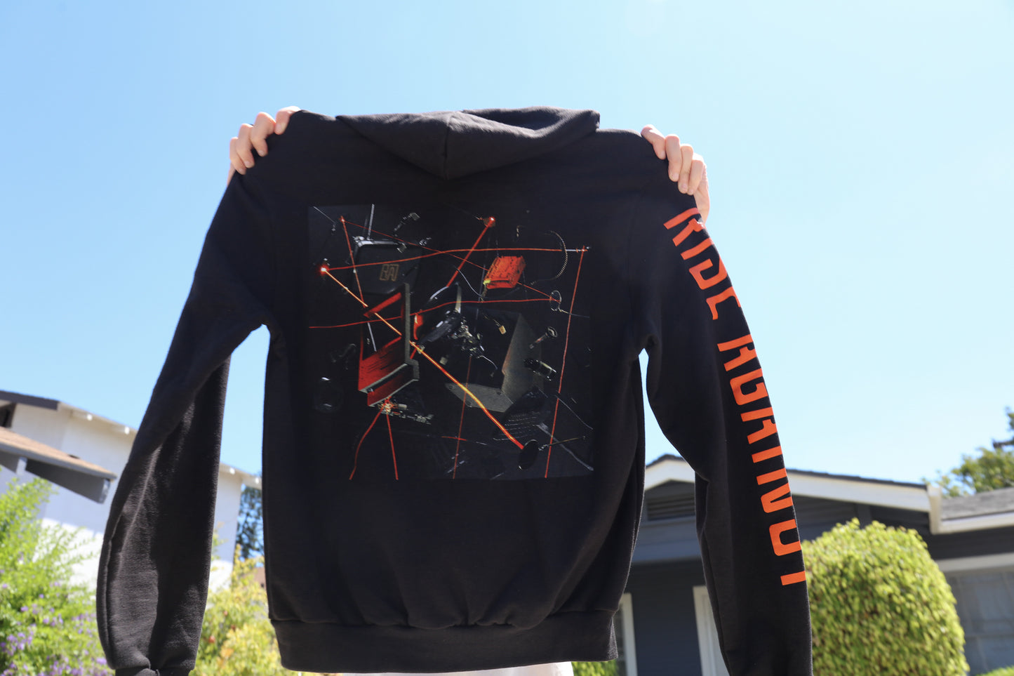 Ricochet Zip Up Hoodie (Black)