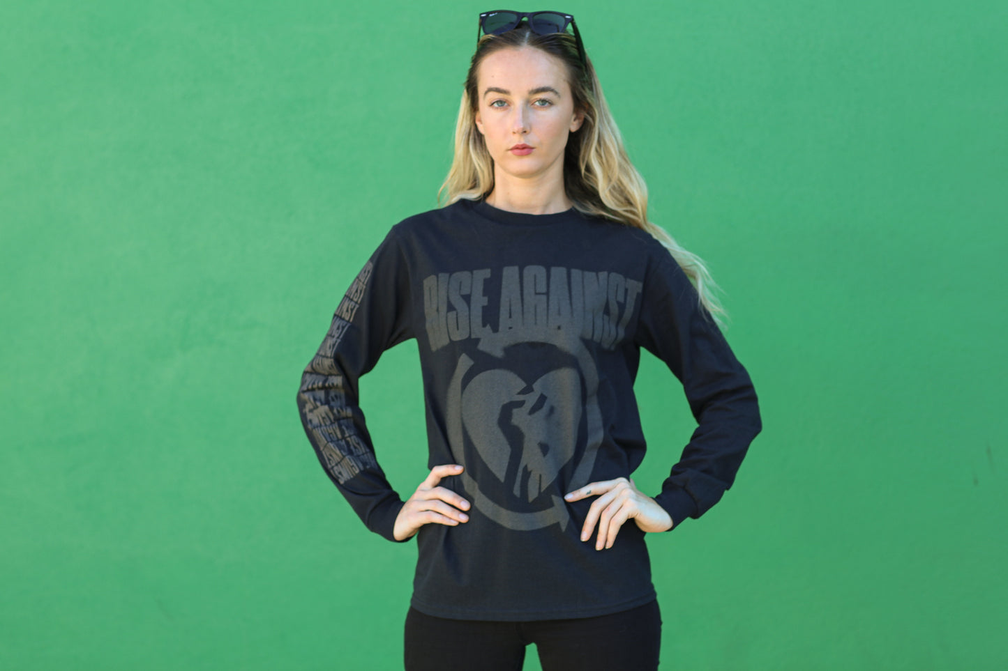 Blurred HeartFist Longsleeve (Black)