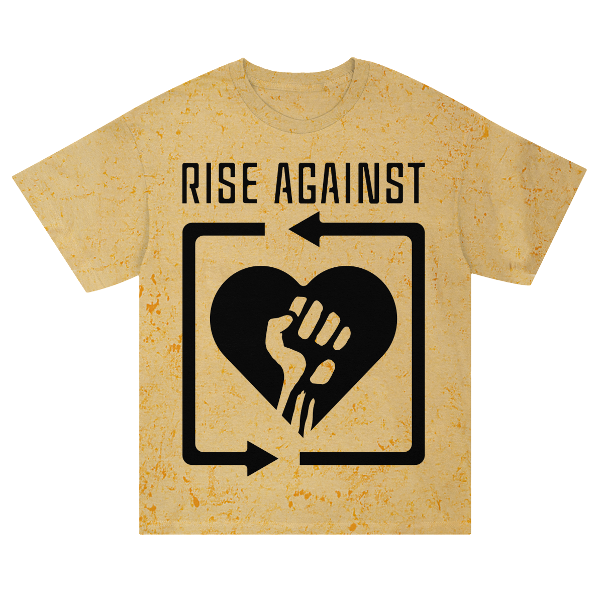 Heart Fist Logo T-Shirt (Crush Canary Dye)