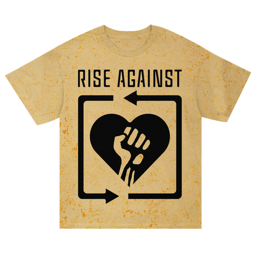 Heart Fist Logo T-Shirt (Crush Canary Dye)