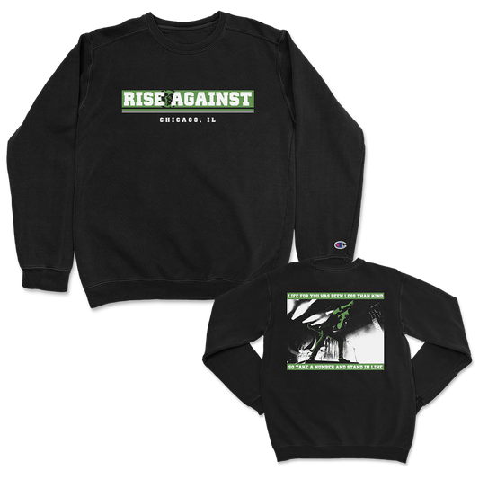 Stand In Line Crewneck Sweatshirt (Black)