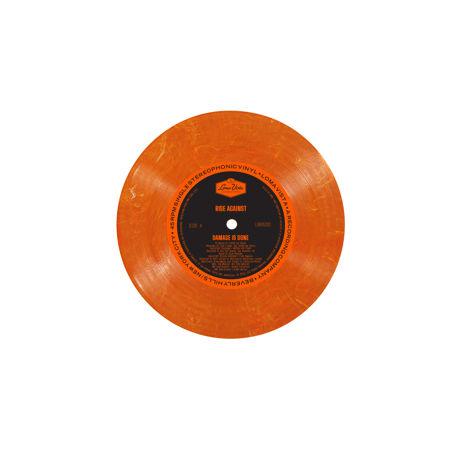 Damage Is Done / Us Against The World 7" (Orange)