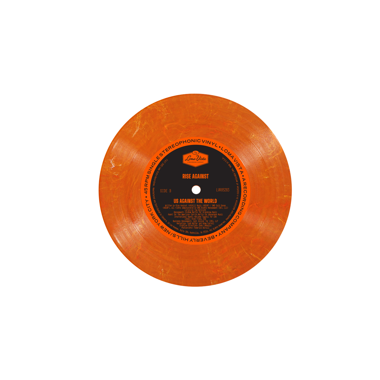 Damage Is Done / Us Against The World 7" (Orange)