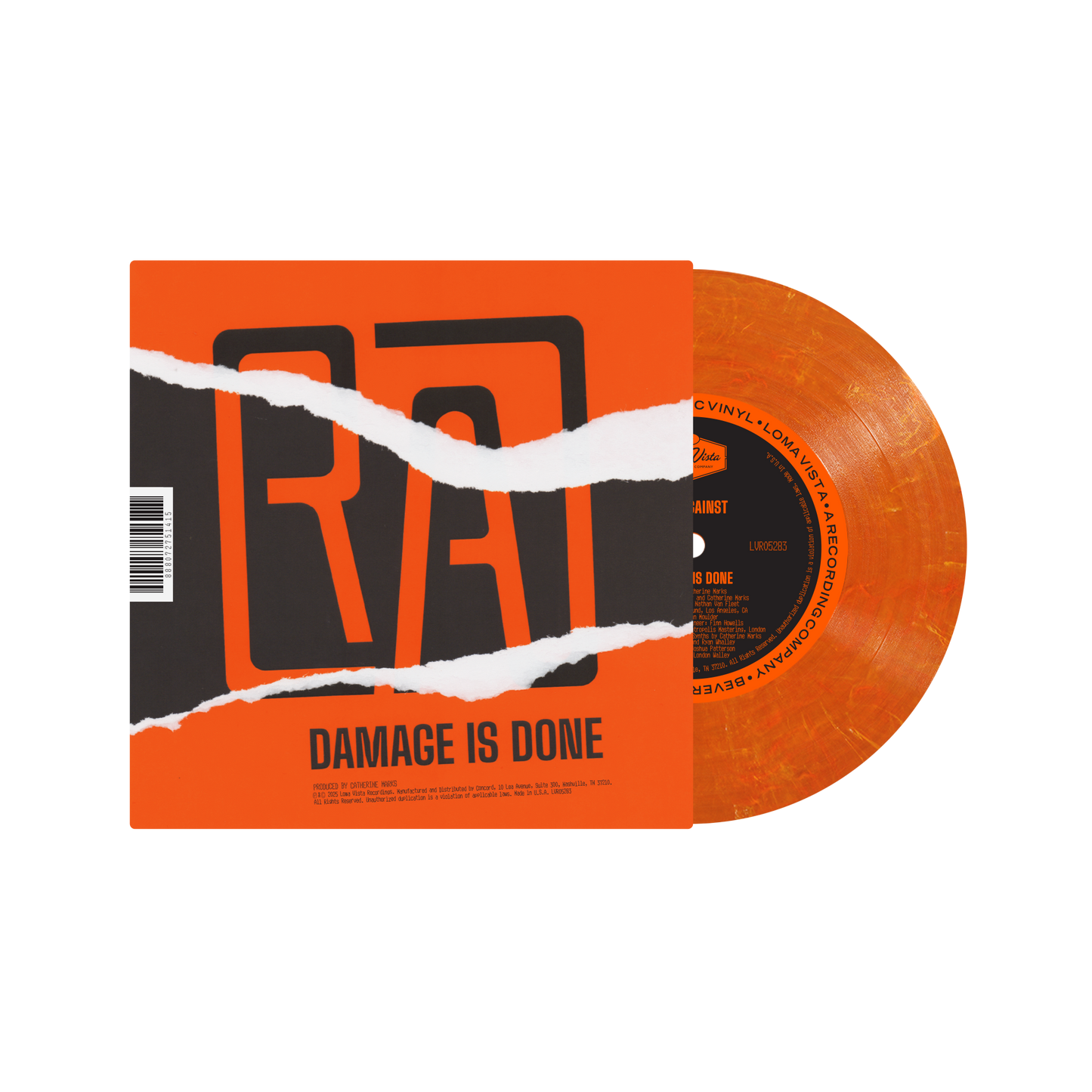 Damage Is Done / Us Against The World 7" (Orange)
