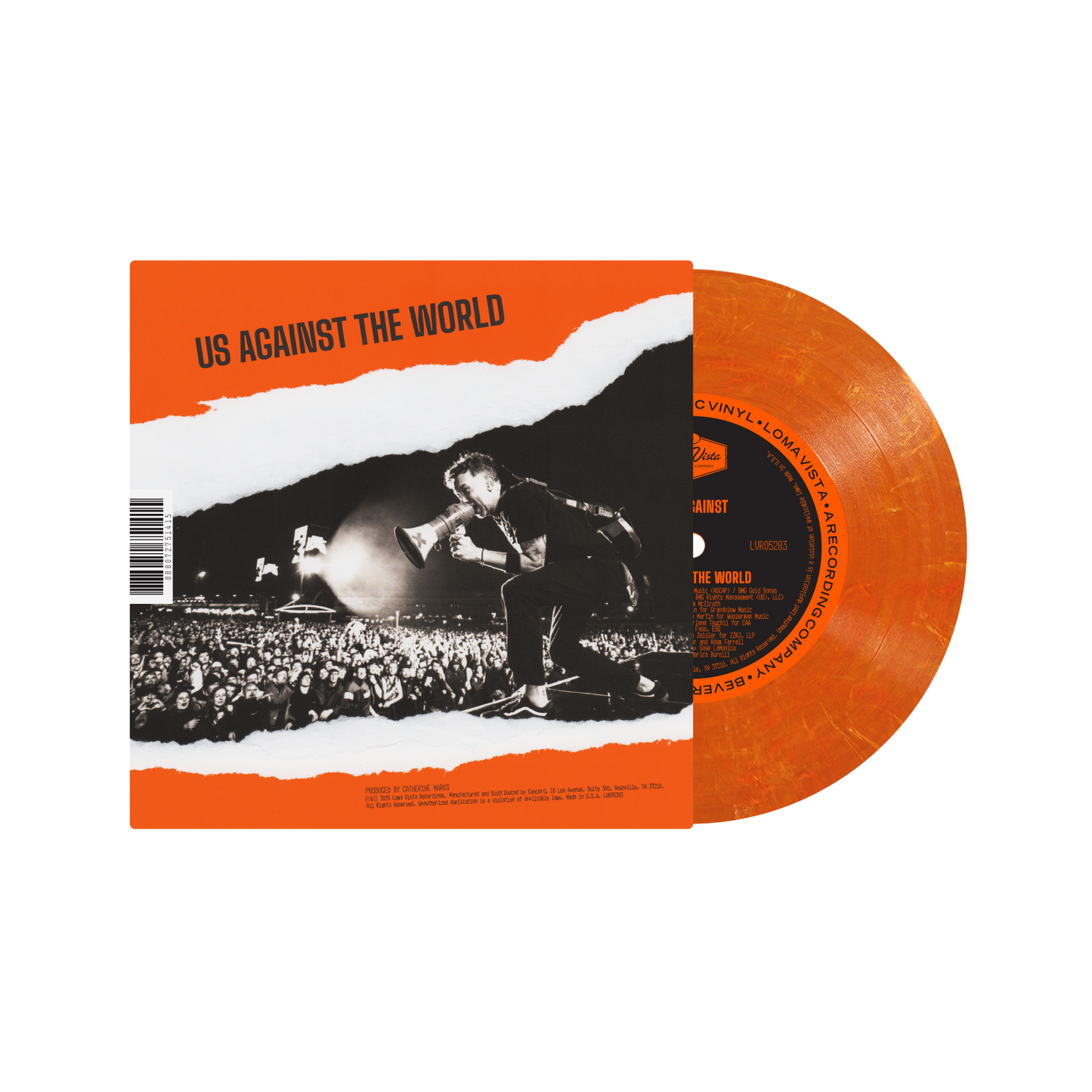 Damage Is Done / Us Against The World 7" (Orange)