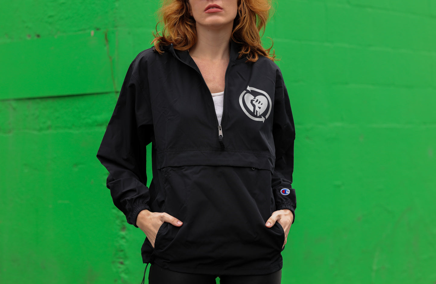 Nowhere Generation Windbreaker Jacket (Black)