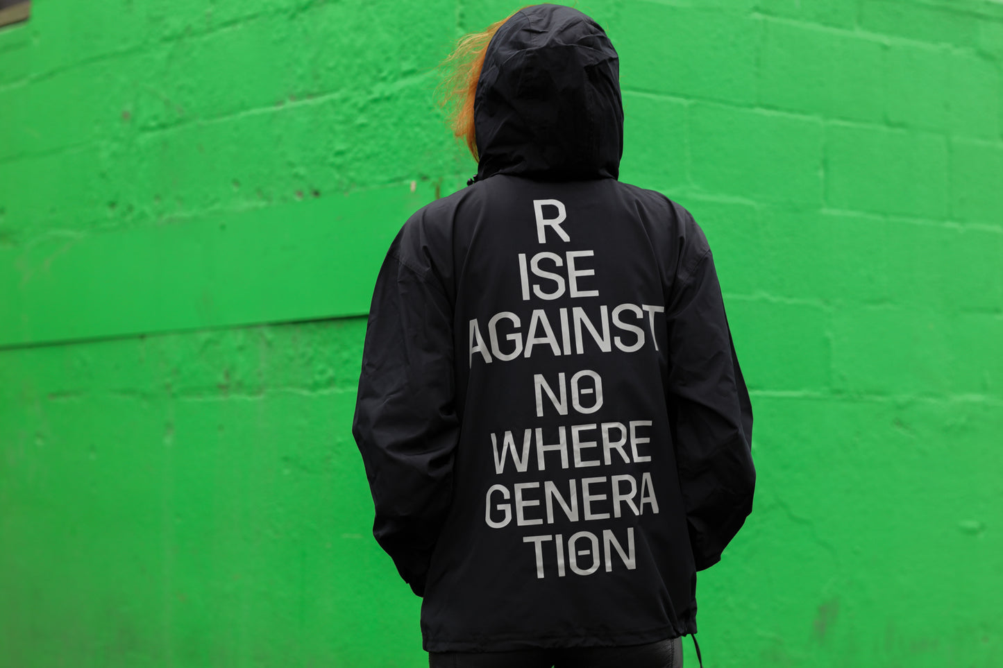 Nowhere Generation Windbreaker Jacket (Black)