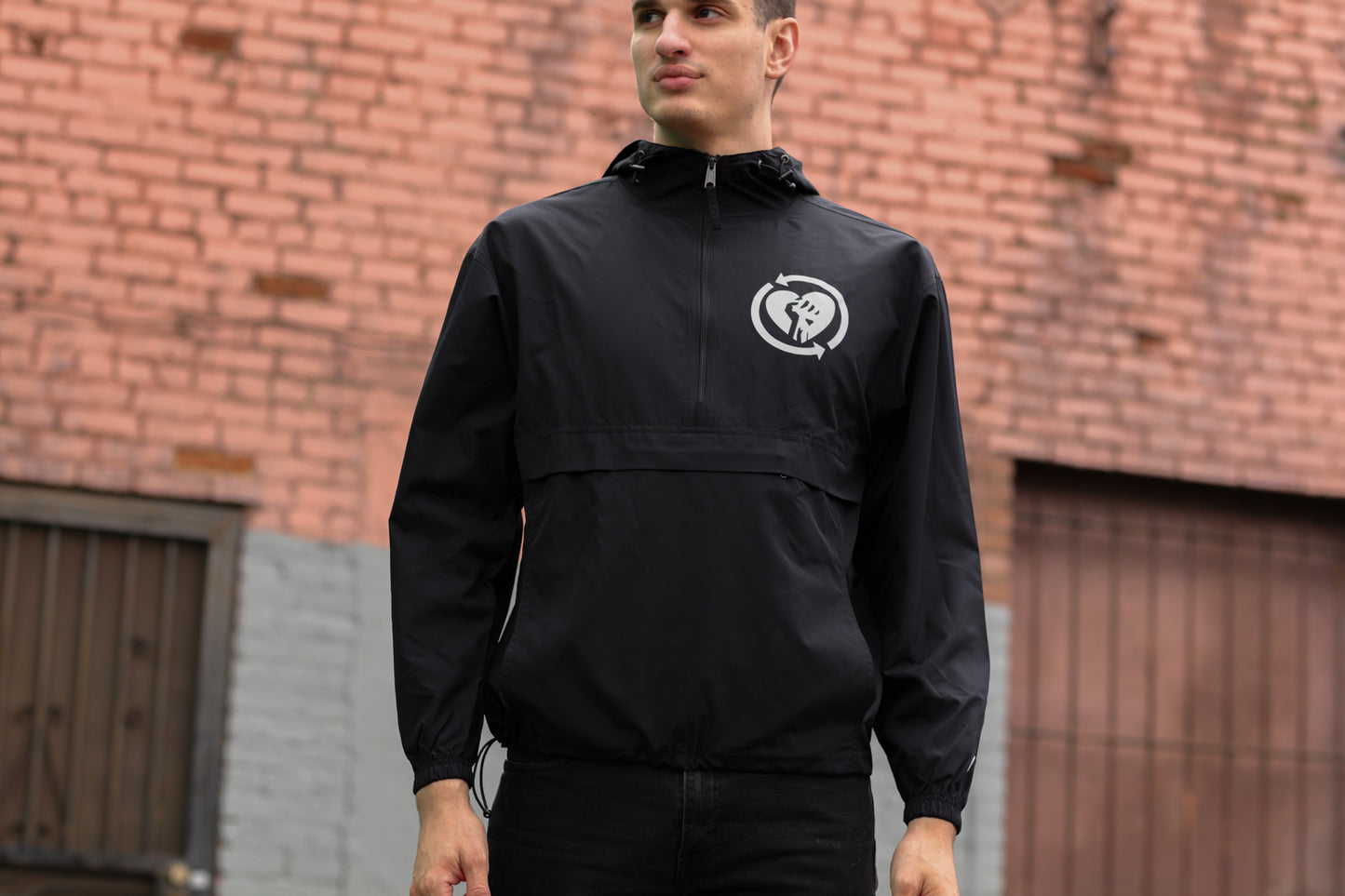 Nowhere Generation Windbreaker Jacket (Black)