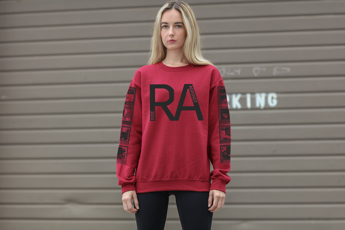 HeartFist TV Crewneck Sweatshirt (Garnet)