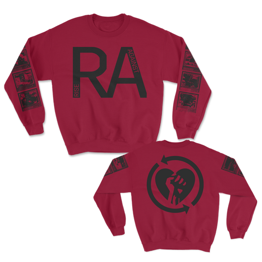 HeartFist TV Crewneck Sweatshirt (Garnet)